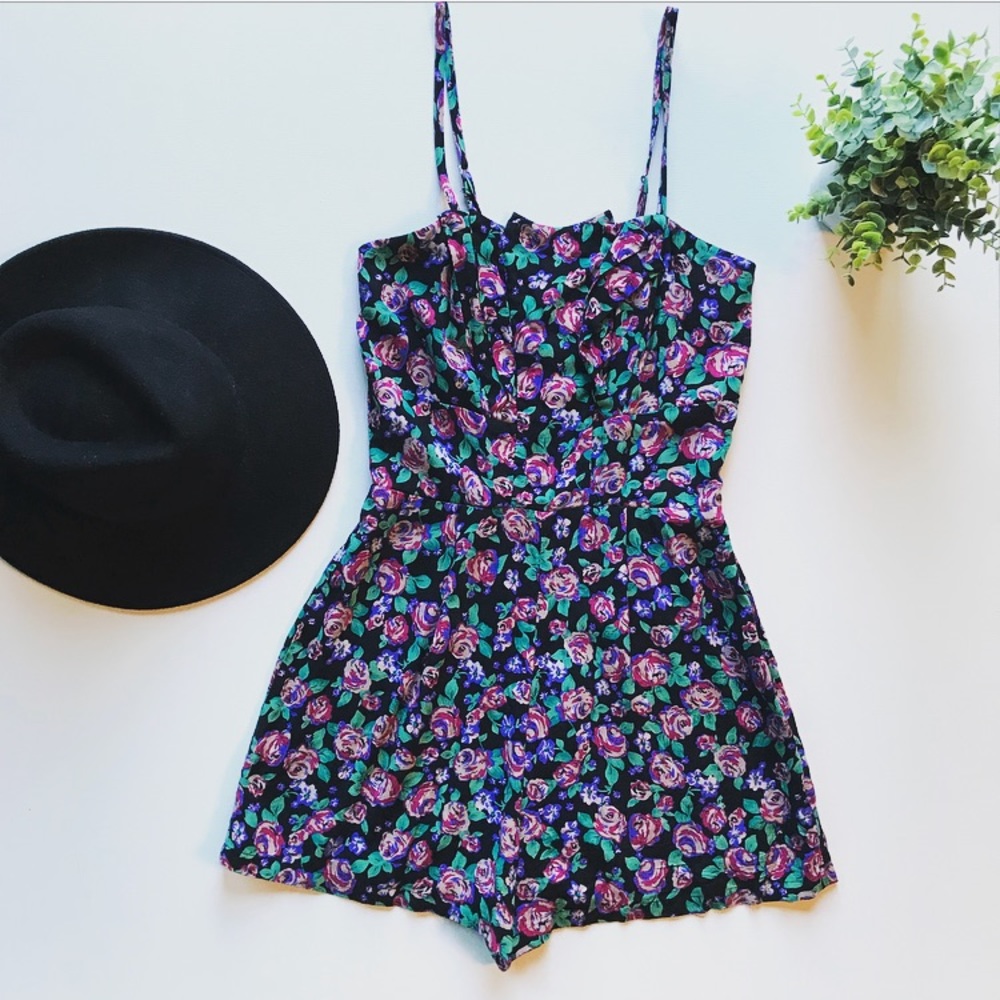 Rue21 Floral Print Romper